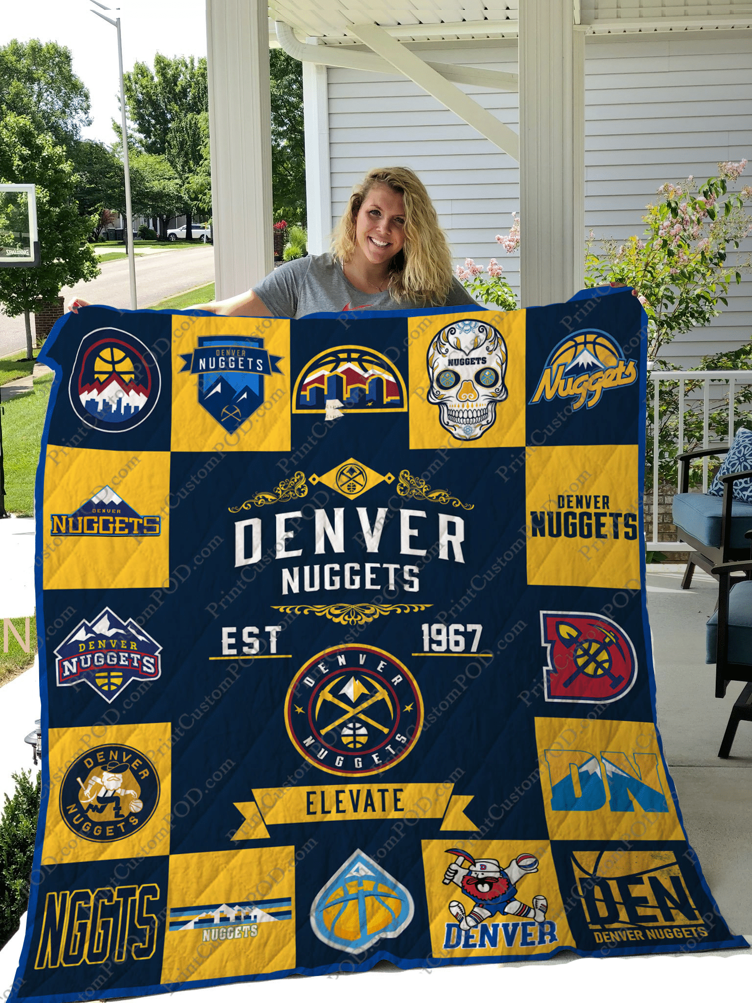 Denver Nuggets Blanket 1 Denver Nuggets Blanket
