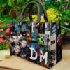 Depeche Mode Black Leather Handbag