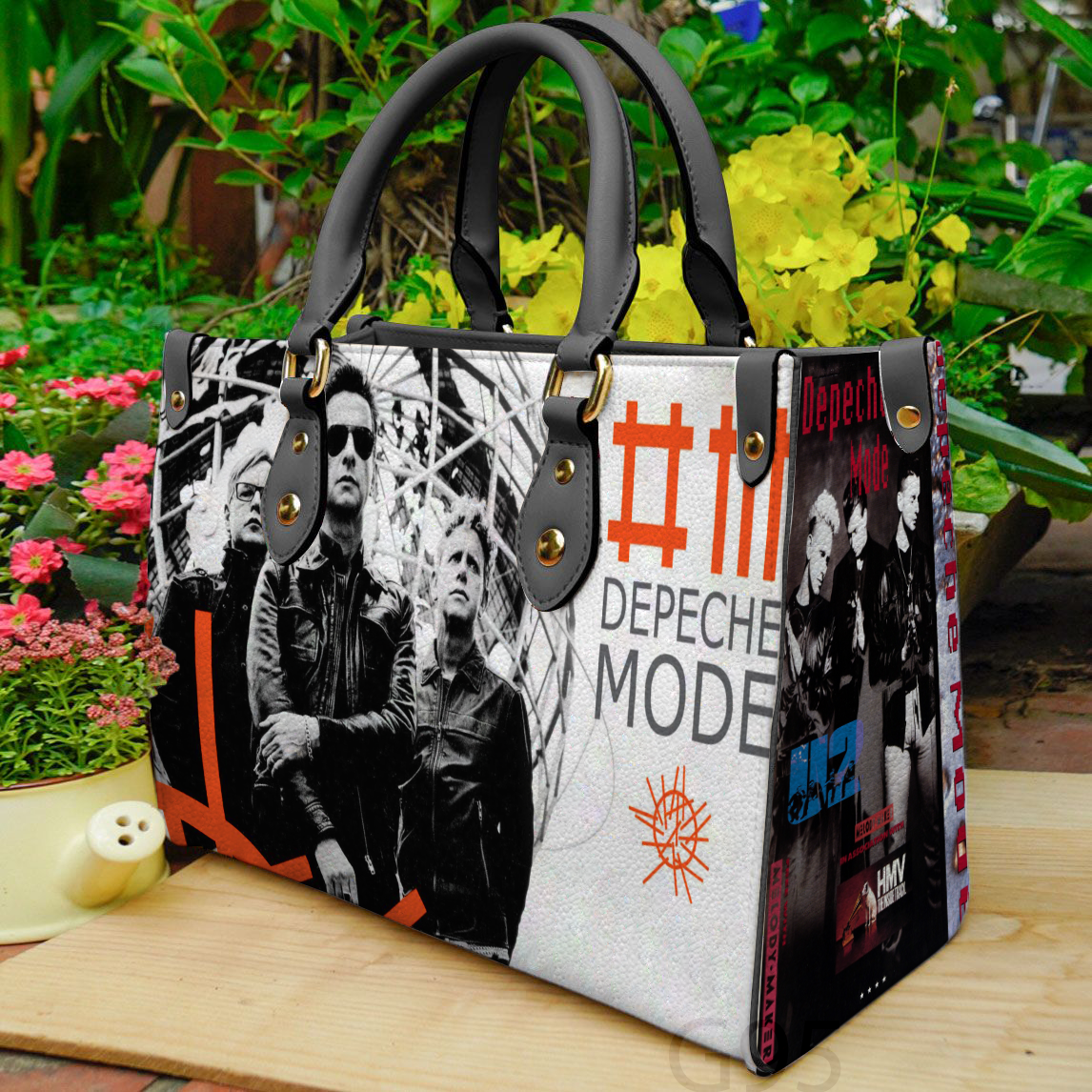 Depeche Mode Leather Handbag 1 Depeche Mode Leather Handbag