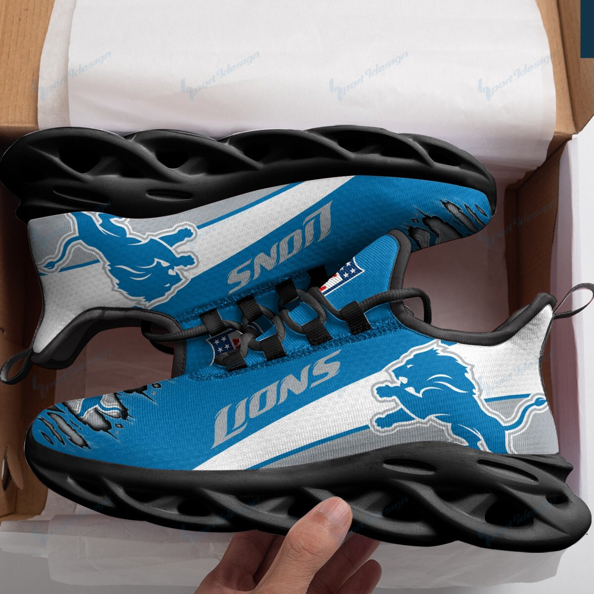 Detroit Lions A1 Max Soul Shoes 1 Detroit Lions A1 Max Soul Shoes