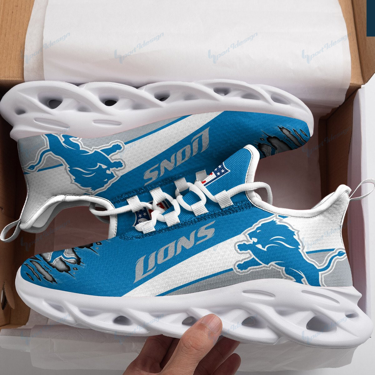 Detroit Lions A2 Max Soul Shoes 1 Detroit Lions A2 Max Soul Shoes