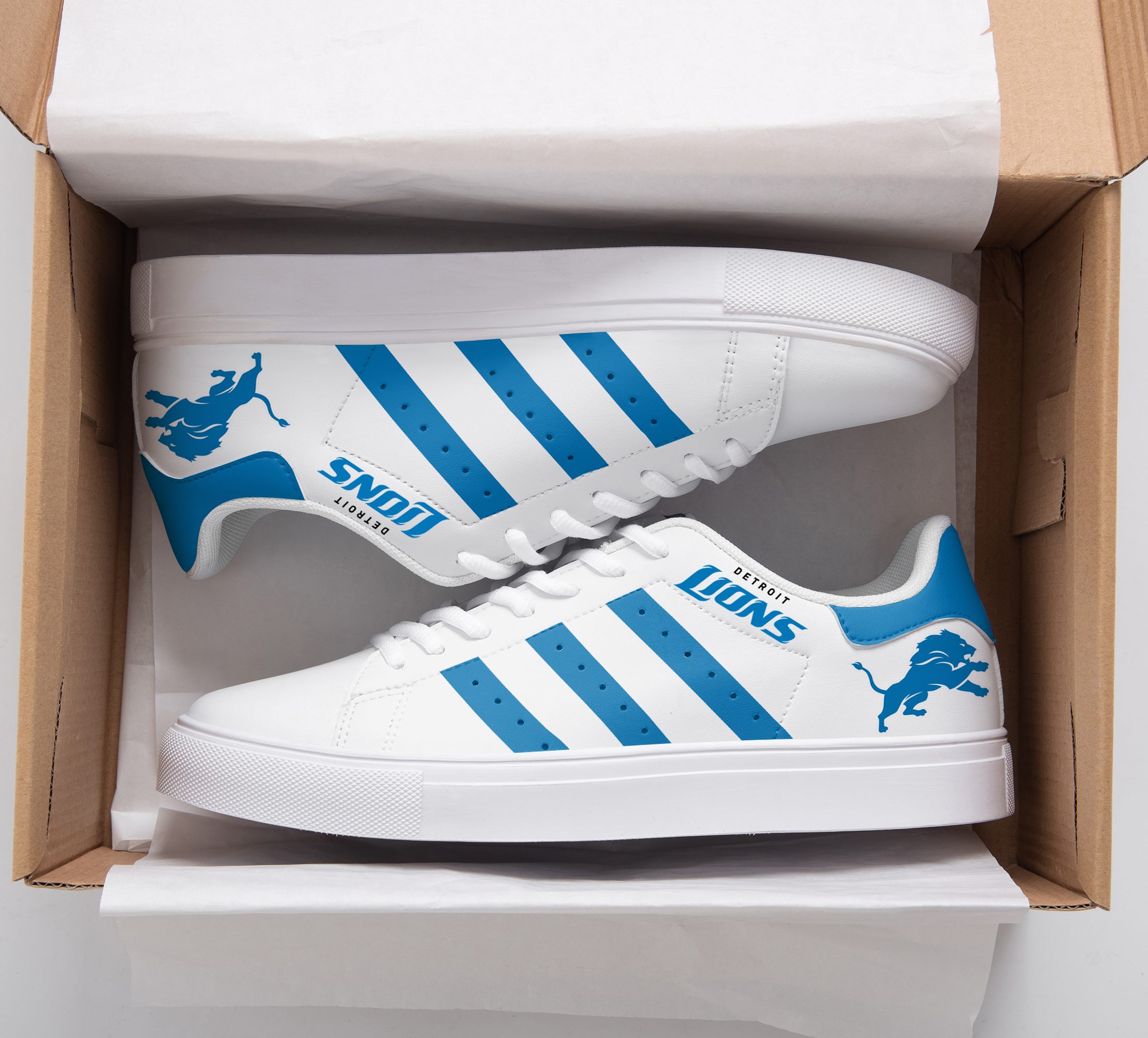 Detroit Lions Stan Smith Shoes 1 Detroit Lions Stan Smith Shoes
