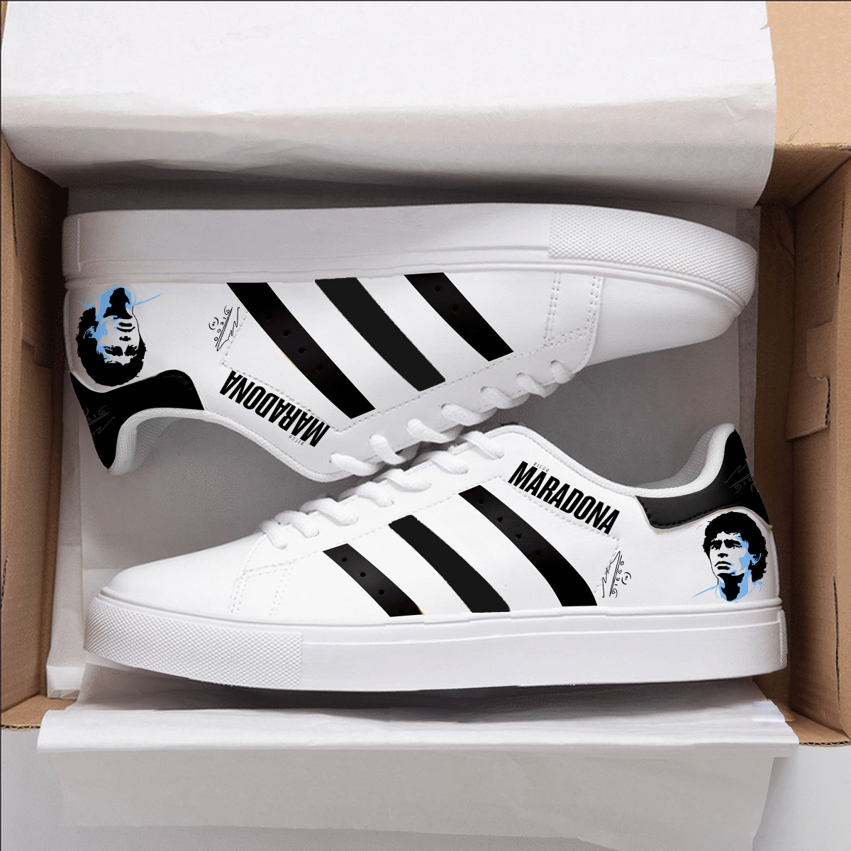 Diego Maradona A2 Stan Smith Shoes 1 Diego Maradona A2 Stan Smith Shoes