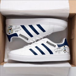 Diego Maradona Blue Stan Smith Shoes