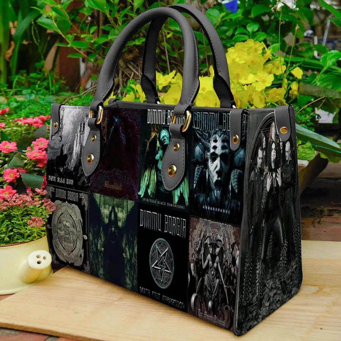 Dimmu Borgir Leather Handbag 1 Dimmu Borgir Leather Handbag