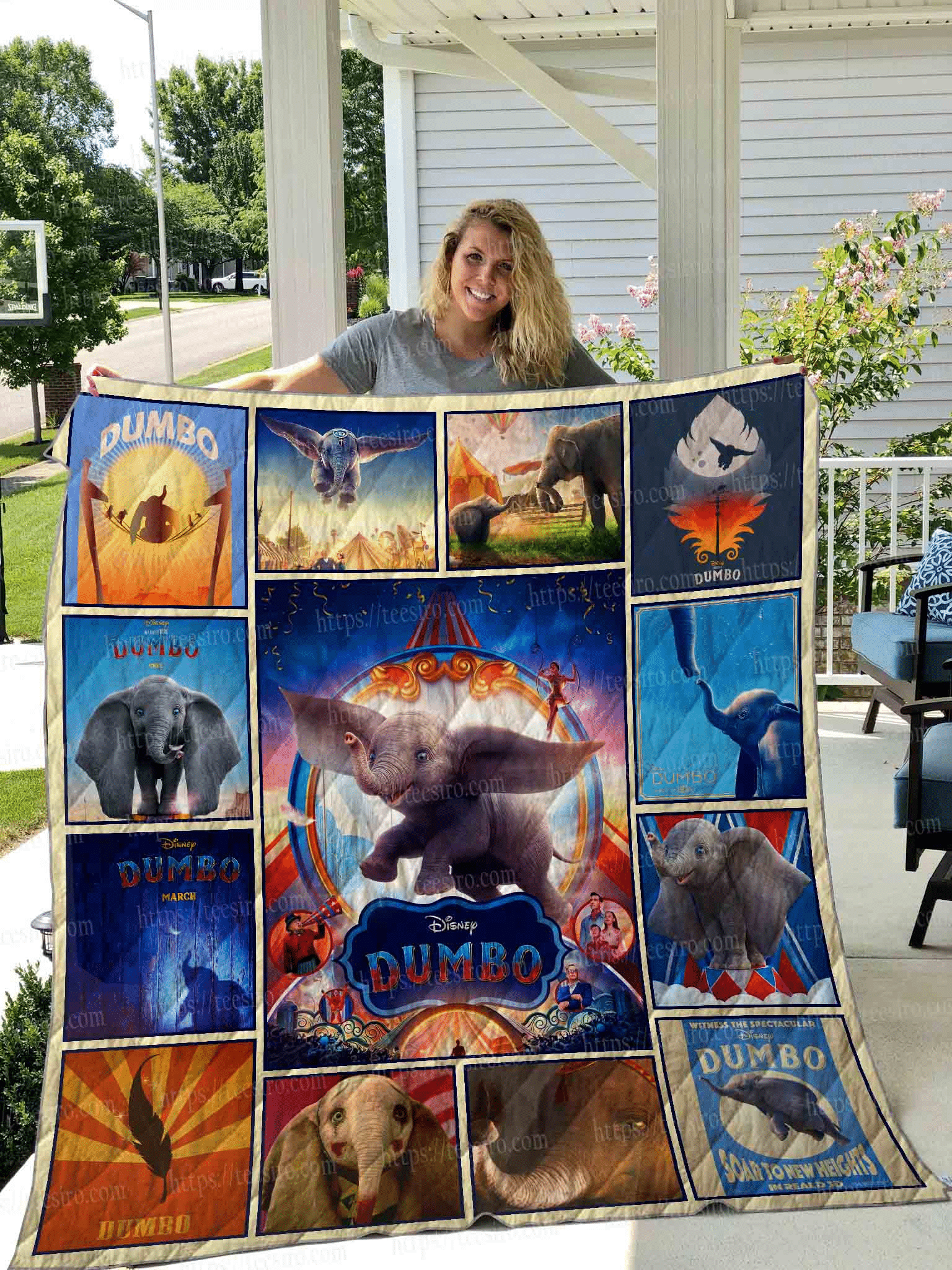 Disney's Dumbo 2 Blanket 1 Disney's Dumbo 2 Blanket