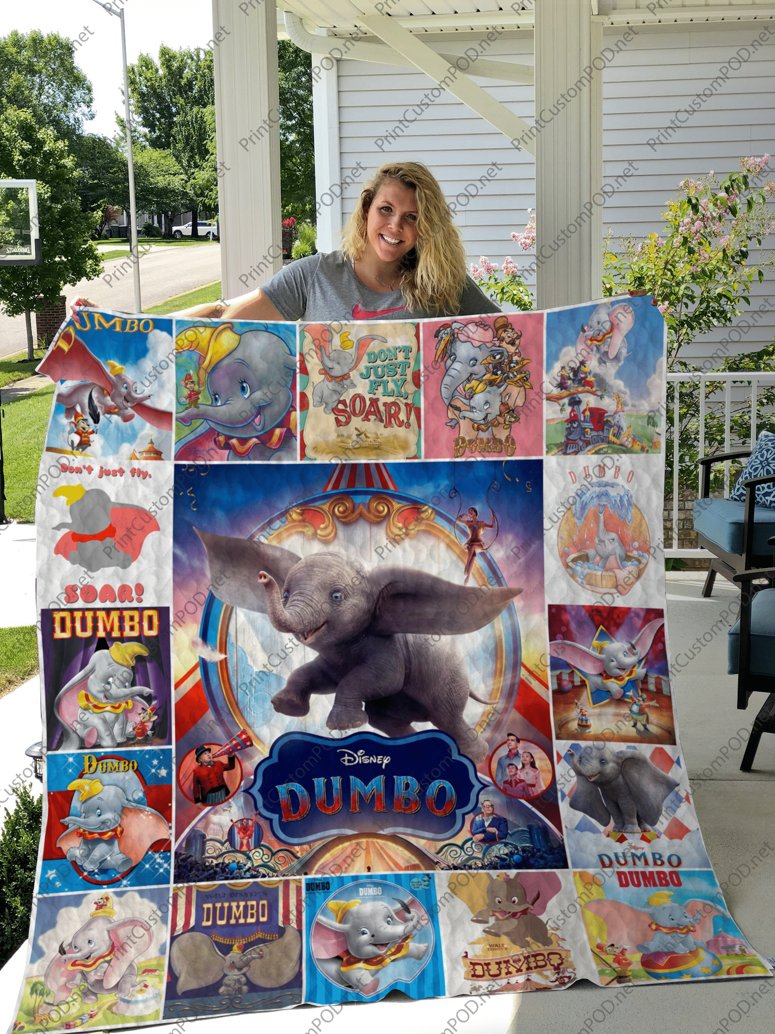 Disney's Dumbo 5 Blanket 1 Disney's Dumbo 5 Blanket