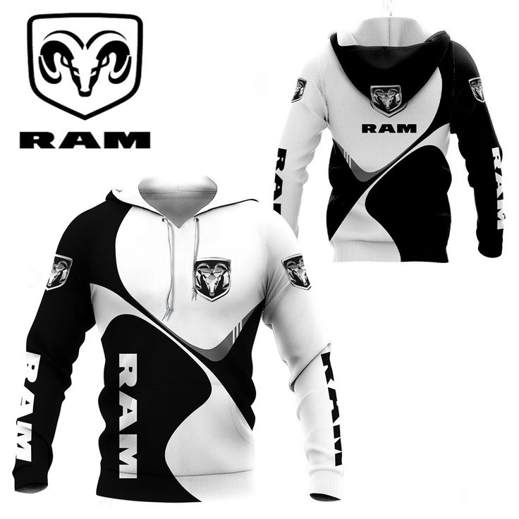 Dodge Ram Hoodie Zip Hoodie 3D 1 Dodge Ram Hoodie Zip Hoodie 3D