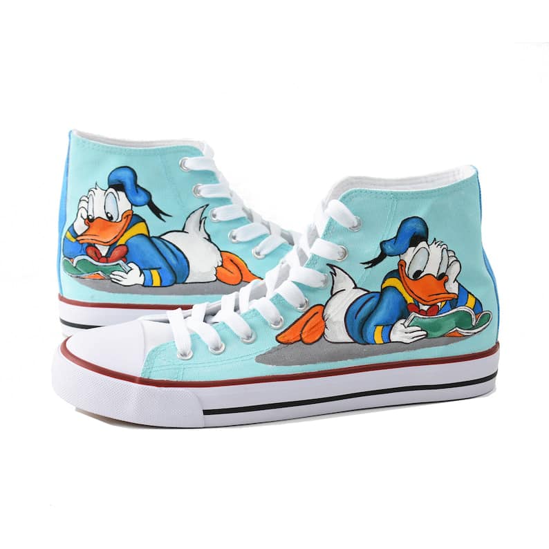 Donald Duck High Top Shoes 1 Donald Duck High Top Shoes