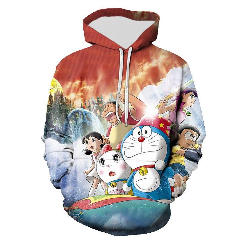 Doraemon 01 Hoodie Zip Hoodie 3D 1 Doraemon 01 Hoodie Zip Hoodie 3D