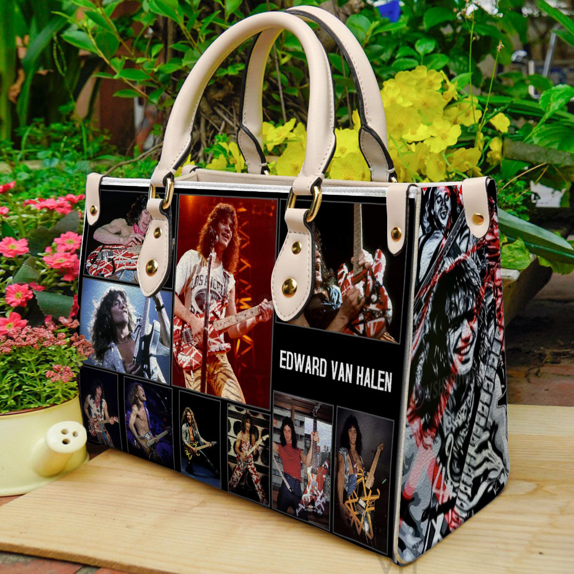 Eddie Van Halen Leather Handbag 1 Eddie Van Halen Leather Handbag