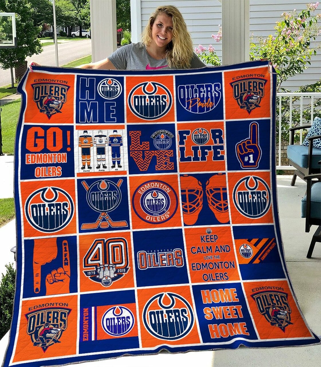 Edmonton Oilers B1 Blanket 1 Edmonton Oilers B1 Blanket