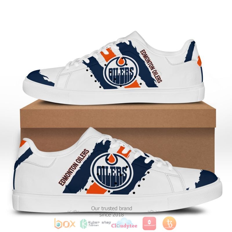 Edmonton Oilers Stan Smith Shoes 1 Edmonton Oilers Stan Smith Shoes
