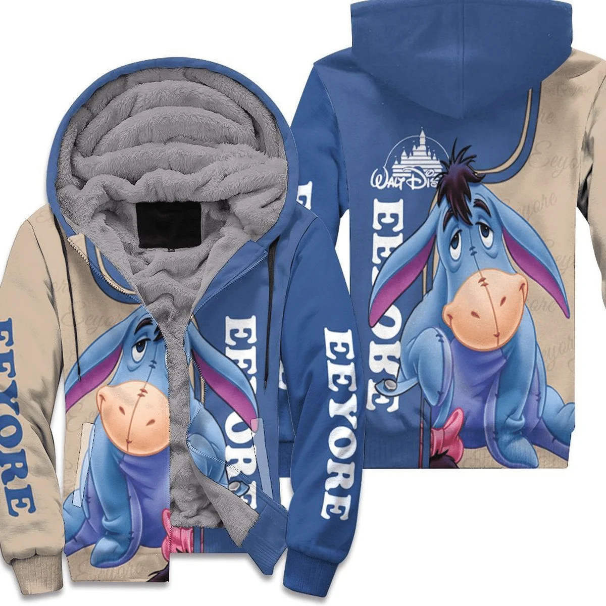 Eeyore Fleece Jacket 1 Eeyore Fleece Jacket