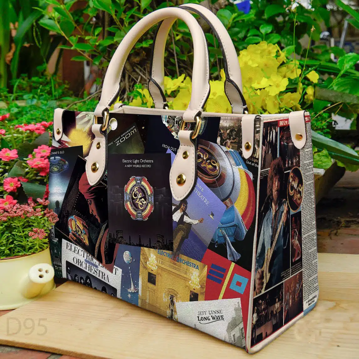 Electric Light Orchestra Leather Handbag 1 Electric Light Orchestra Leather Handbag
