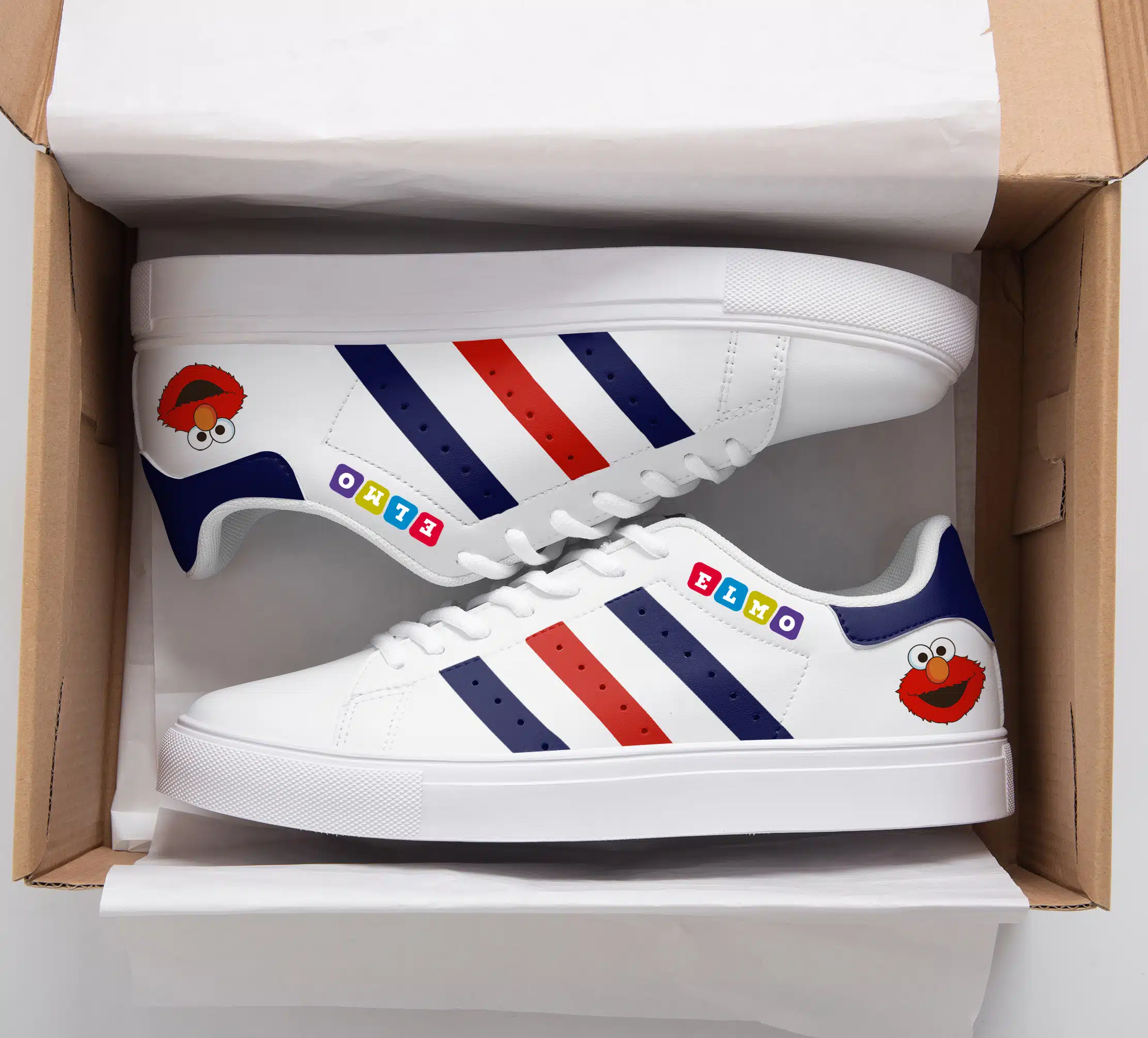 Elmo Stan Smith Shoes 1 Elmo Stan Smith Shoes