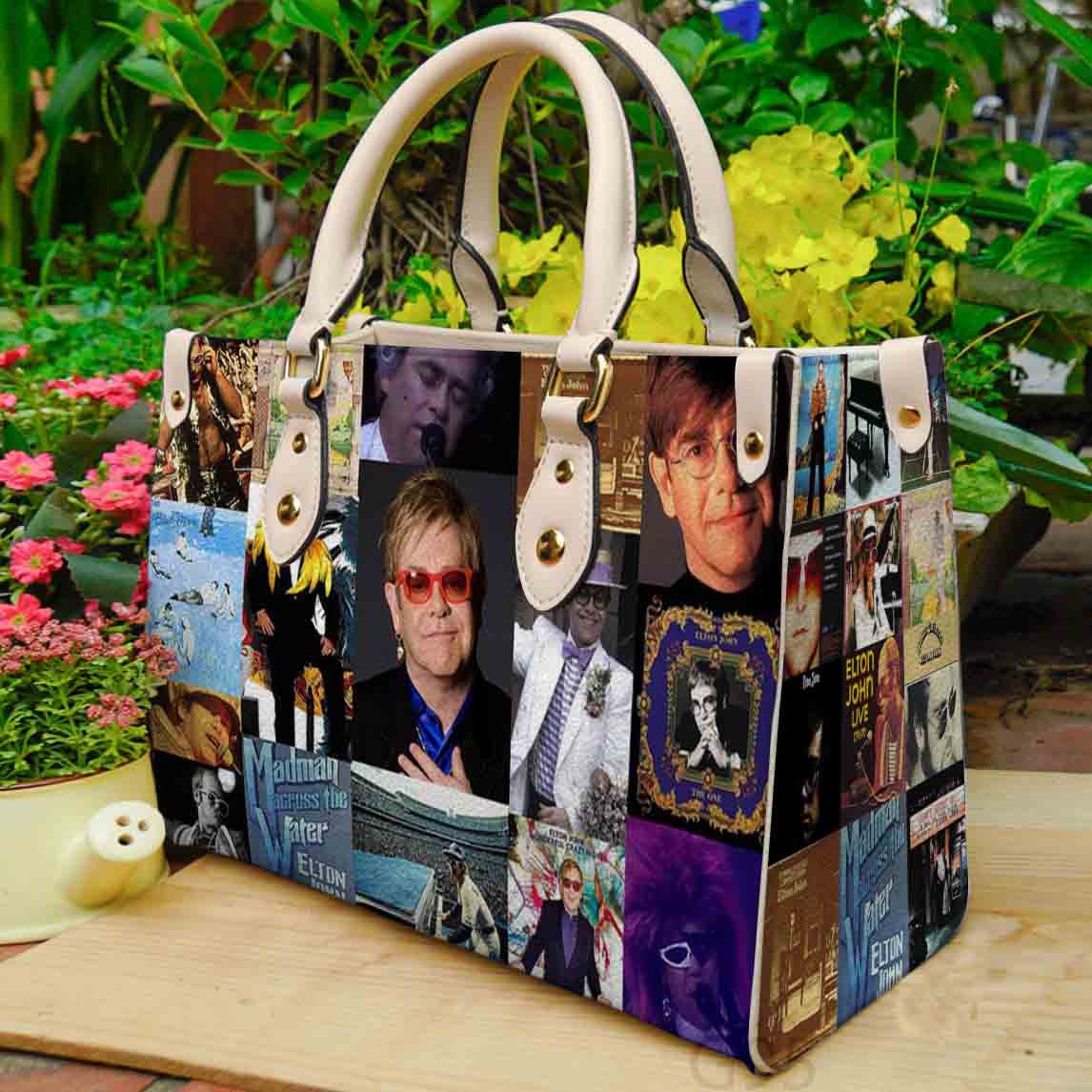 Elton John 01 Lover Leather Handbag 1 Elton John 01 Lover Leather Handbag