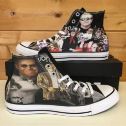 Elton John High Top Shoes 01