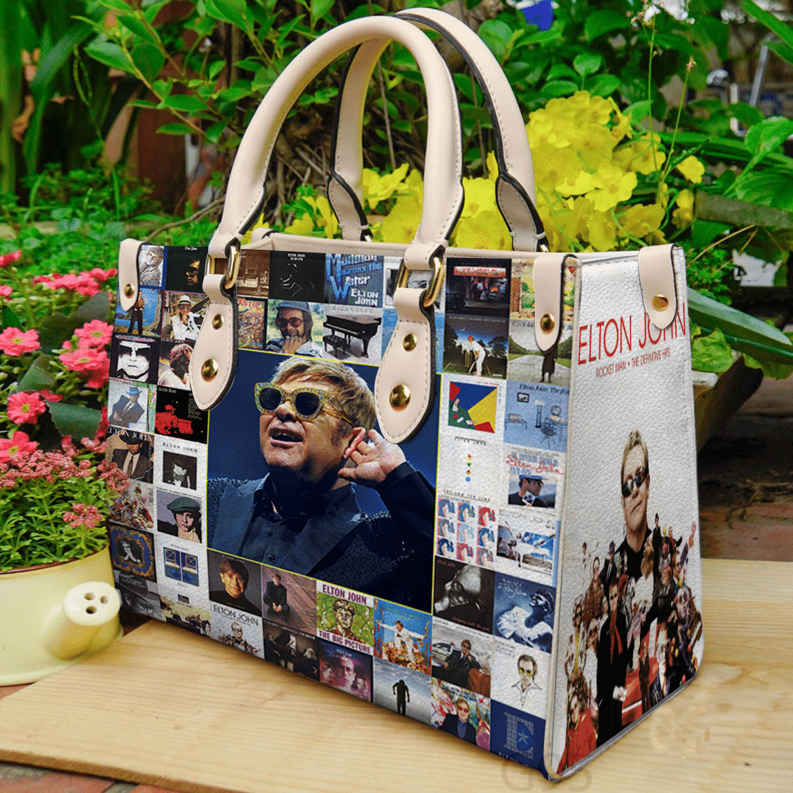 Elton John Lover Leather Handbag 1 Elton John Lover Leather Handbag