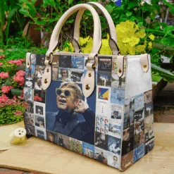 Elton John Lover Leather Handbag