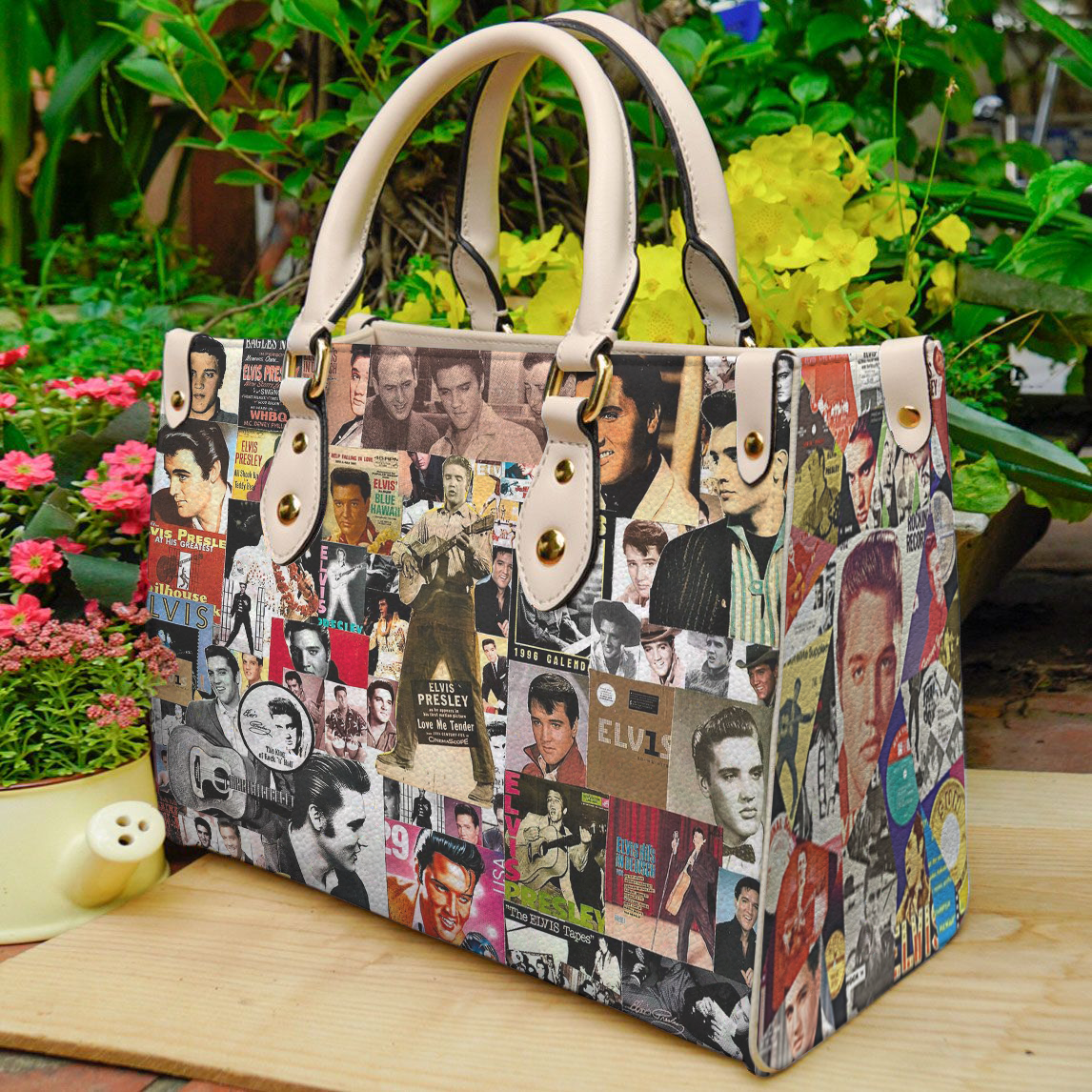 Elvis Presley Leather Handbag 1 Elvis Presley Leather Handbag