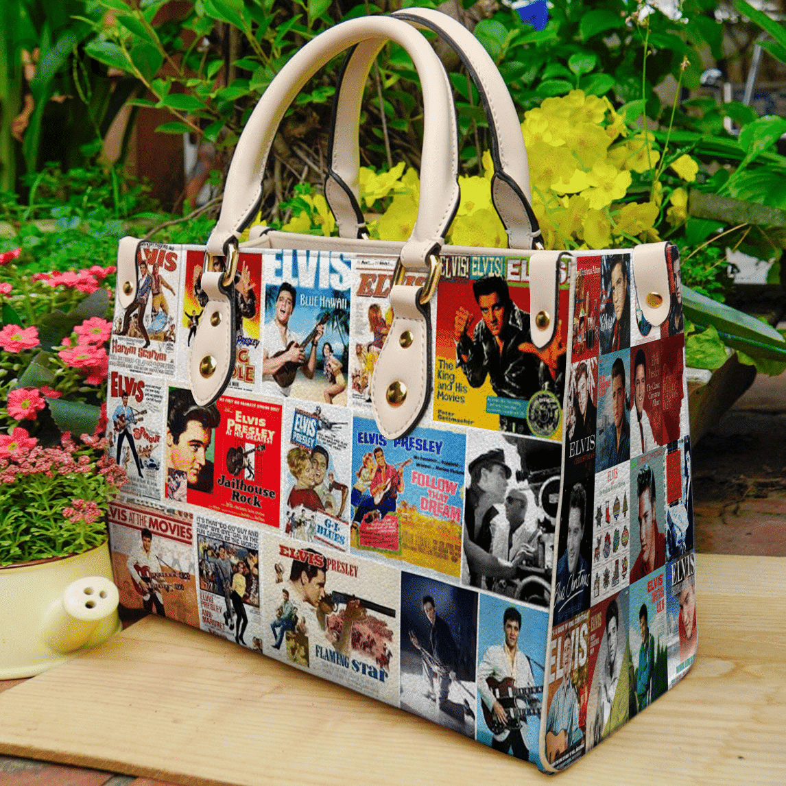Elvis Presley Leather Handbag 1 Elvis Presley Leather Handbag