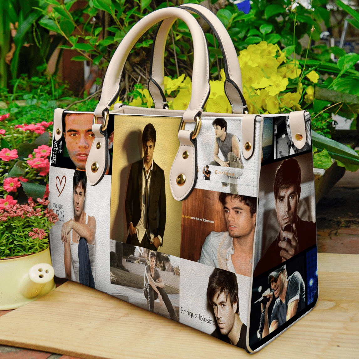 Enrique Iglesias Leather Handbag 1 Enrique Iglesias Leather Handbag