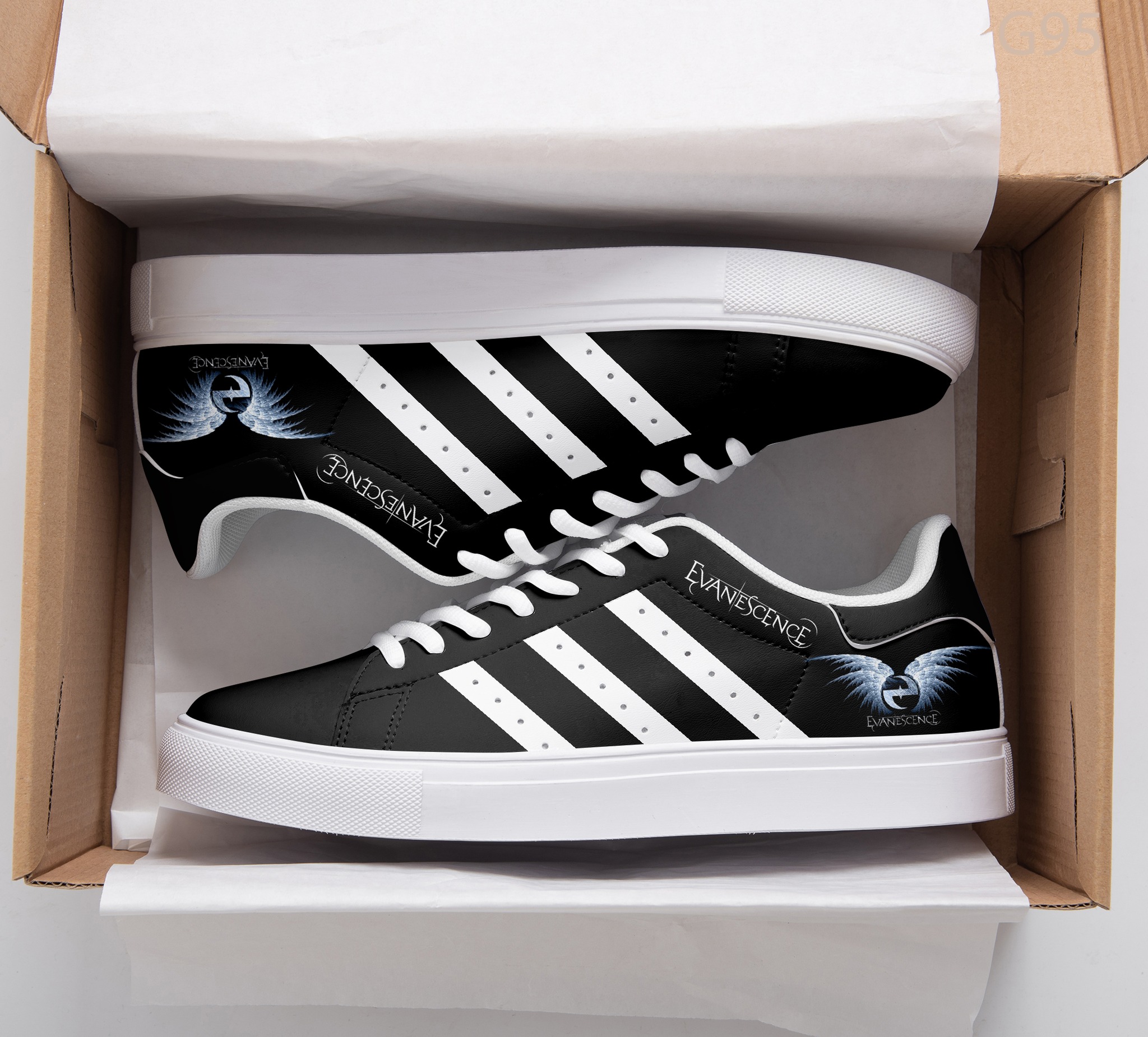 Evanescence Black Stan Smith Shoes 1 Evanescence Black Stan Smith Shoes