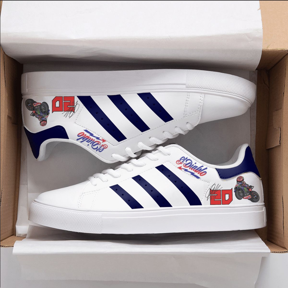 Fabio Quartararo Stan Smith Shoes 1 Fabio Quartararo Stan Smith Shoes