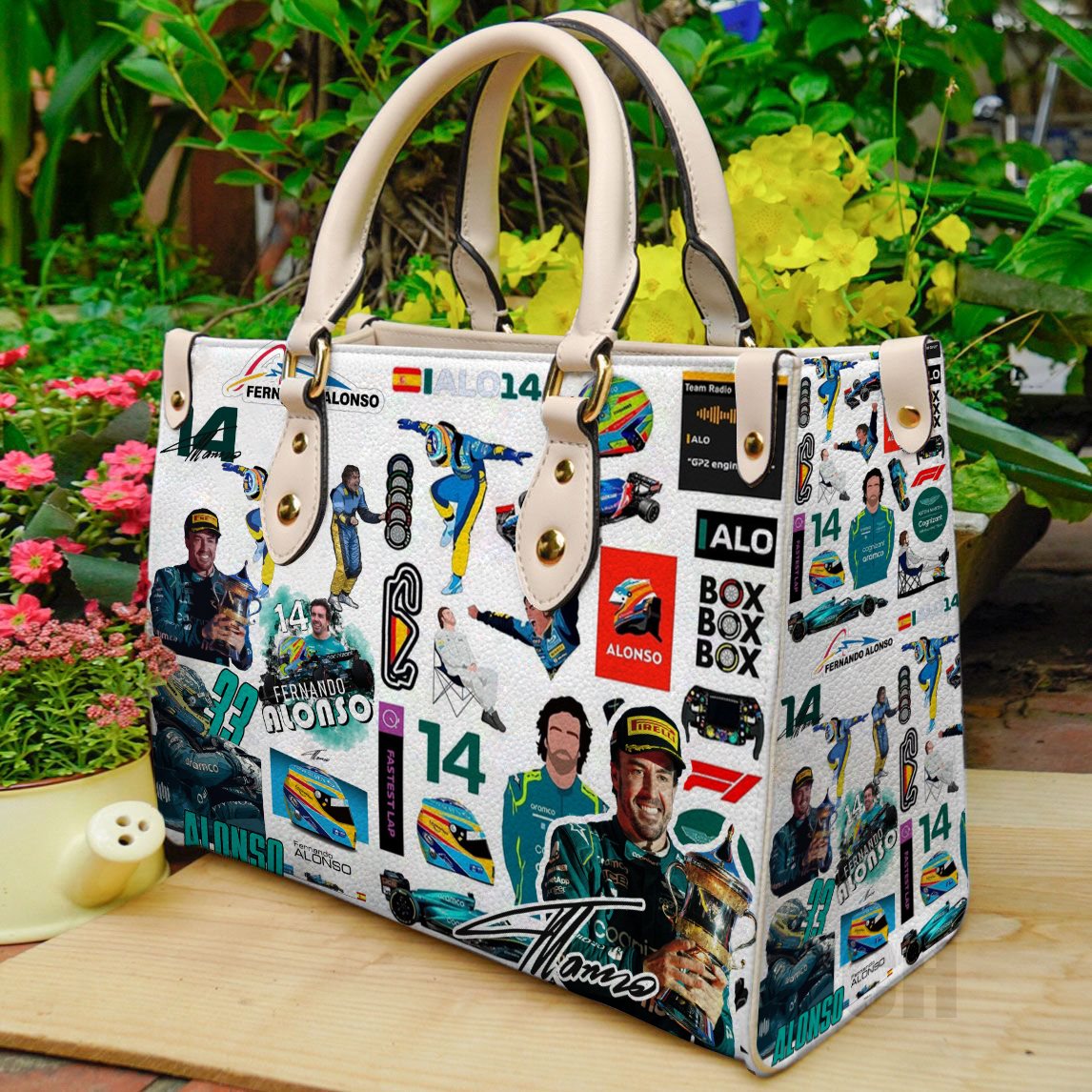 Fernando Alonso Leather Handbag 1 Fernando Alonso Leather Handbag