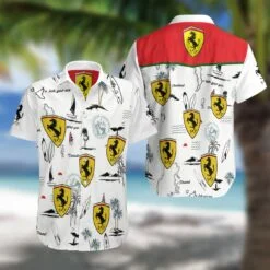 Ferrari Hawaiian Shirt