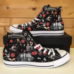 Foo Fighters High Top Shoes