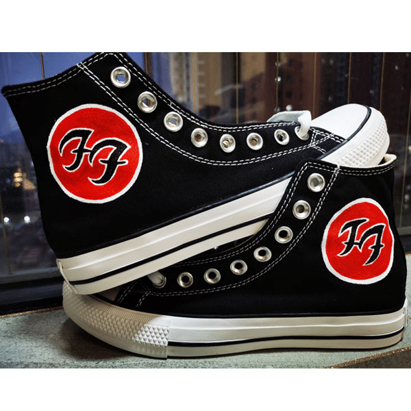 Foo Fighters High Top Shoes 1 Foo Fighters High Top Shoes