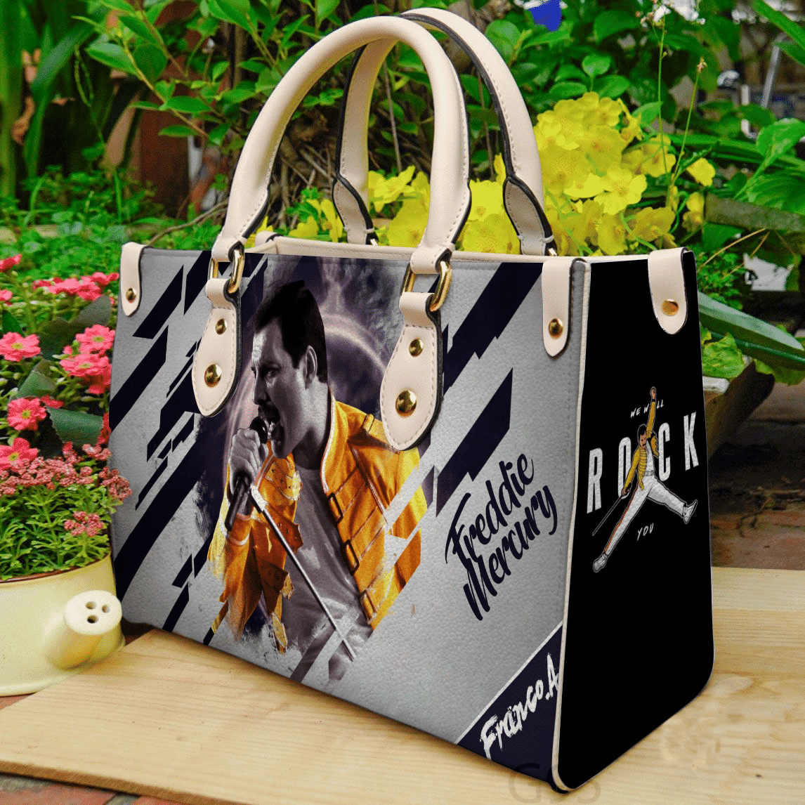 Freddie Mercury A08 Leather Handbag 1 Freddie Mercury A08 Leather Handbag