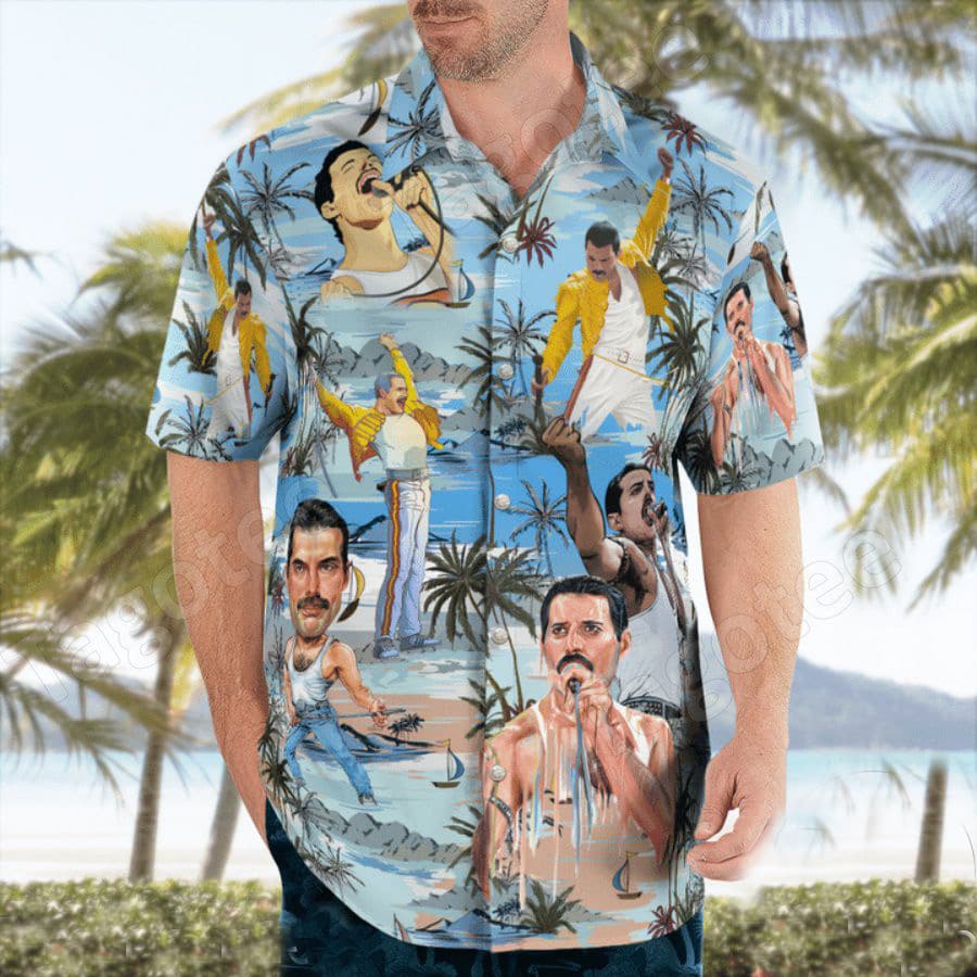 Freddie Mercury A1 Hawaiian Shirt 1 Freddie Mercury A1 Hawaiian Shirt