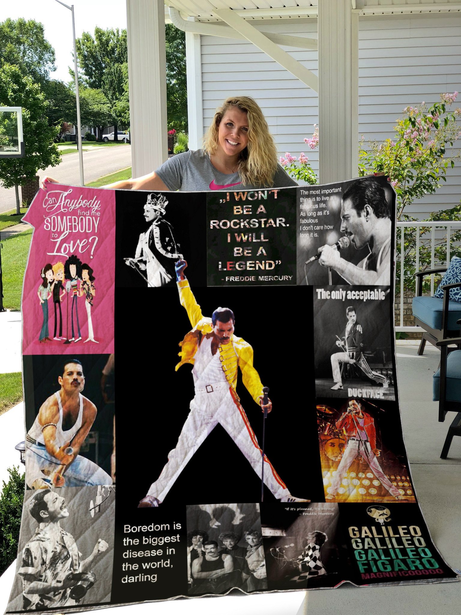 Freddie Mercury Blanket 1 Freddie Mercury Blanket