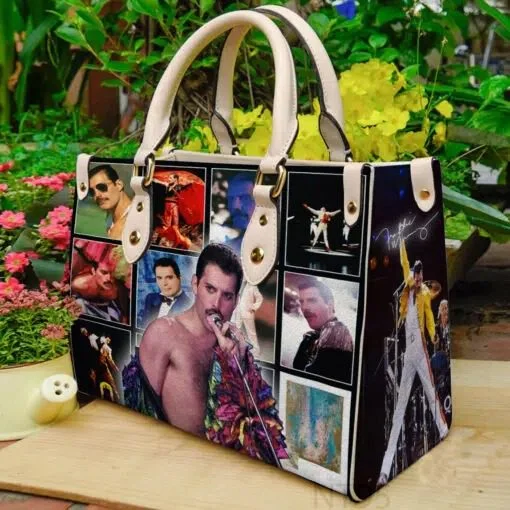 Freddie Mercury Leather Handbag 1 Freddie Mercury Leather Handbag