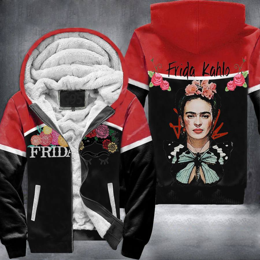 Frida Kahlo Fleece Jacket 1 Frida Kahlo Fleece Jacket