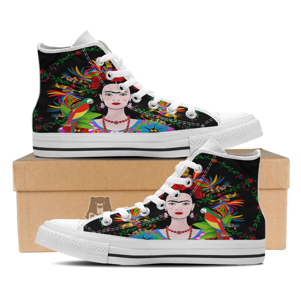 Frida Kahlo Lover A00 High Top Shoes 1 Frida Kahlo Lover A00 High Top Shoes
