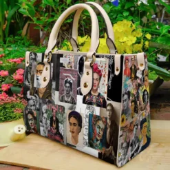 Frida Kahlo Lover Leather Handbag