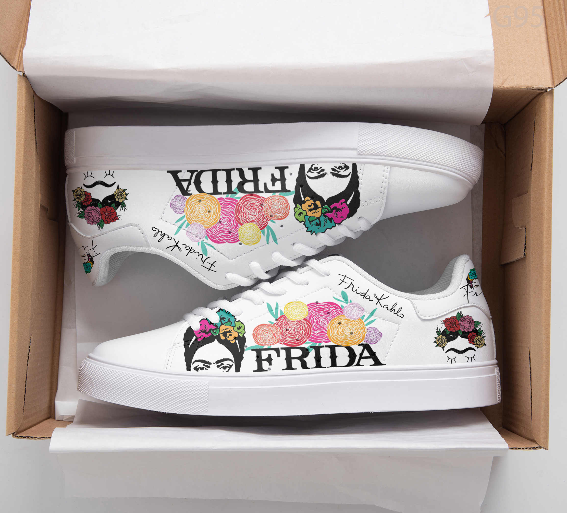 Frida Kahlo Lover Stan Smith Shoes Bert 1 Frida Kahlo Lover Stan Smith Shoes Bert