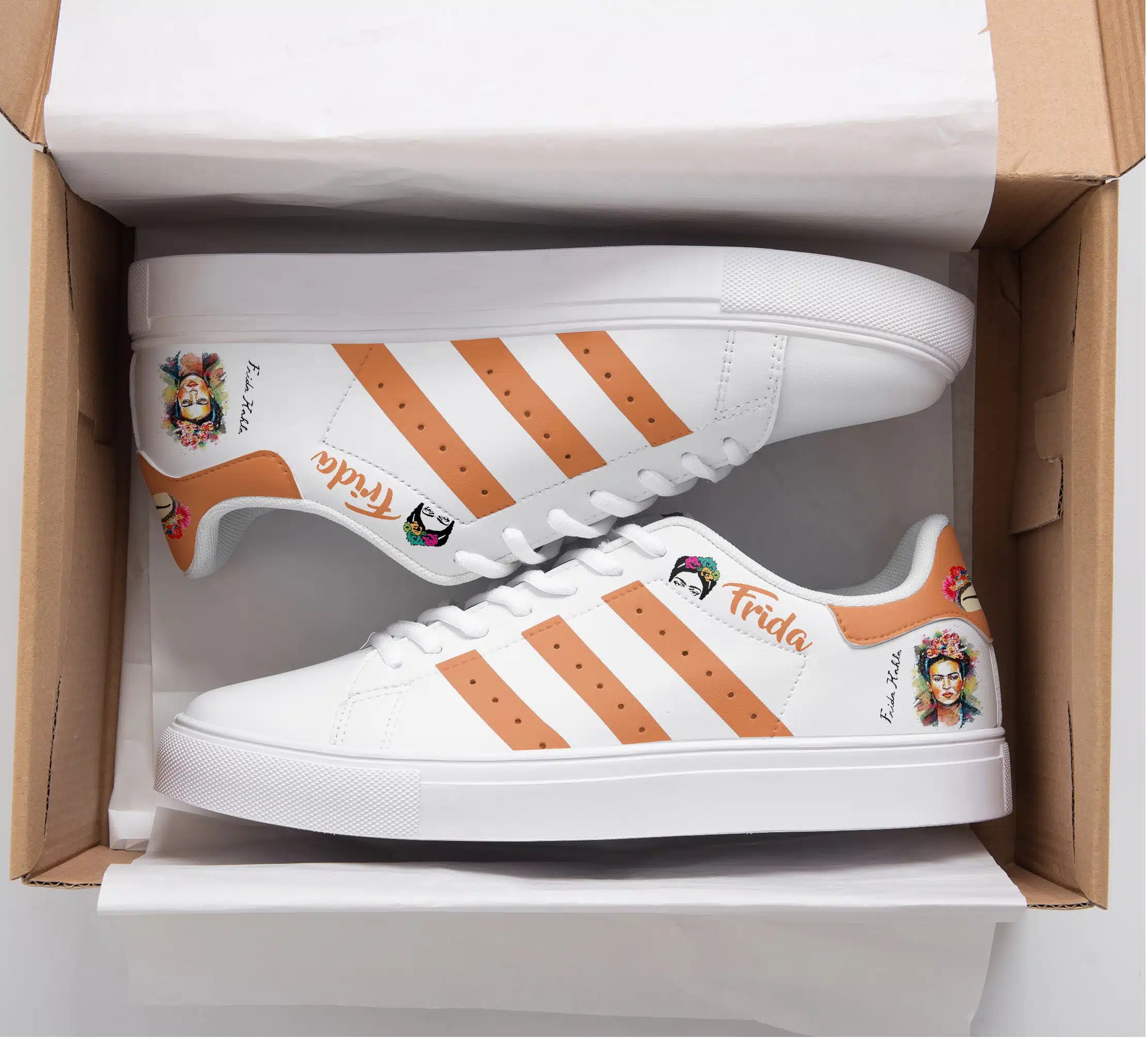 Frida Kahlo Stan Smith Shoes 1 Frida Kahlo Stan Smith Shoes