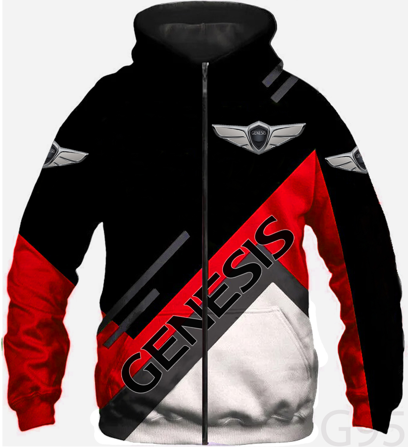 Genesis Hoodie Zip Hoodie 3D 1 Genesis Hoodie Zip Hoodie 3D