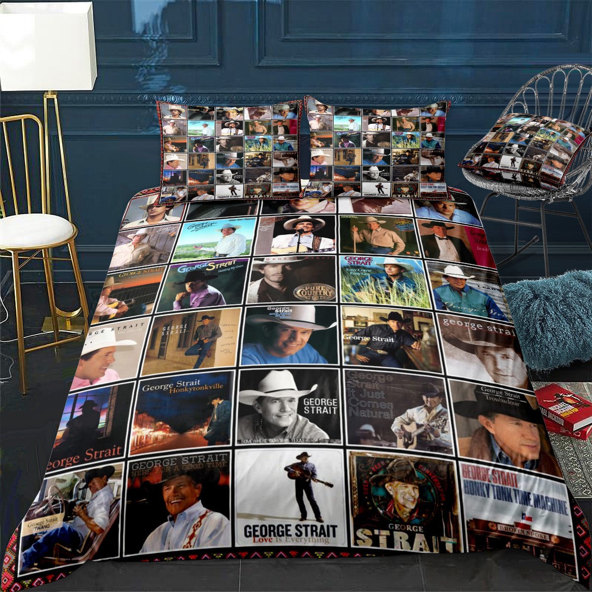 George Strait 2 Bedding Set 1 George Strait 2 Bedding Set