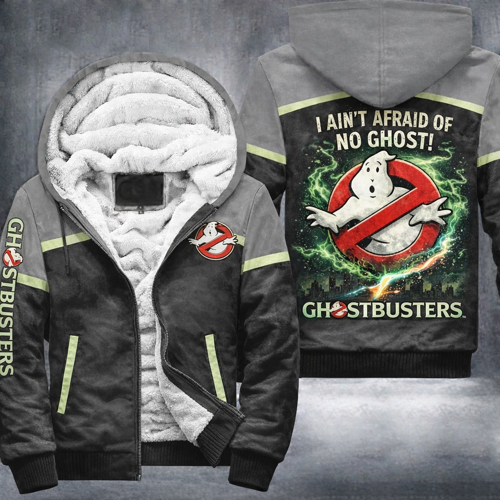 Ghostbusters Fleece Jacket 1 Ghostbusters Fleece Jacket