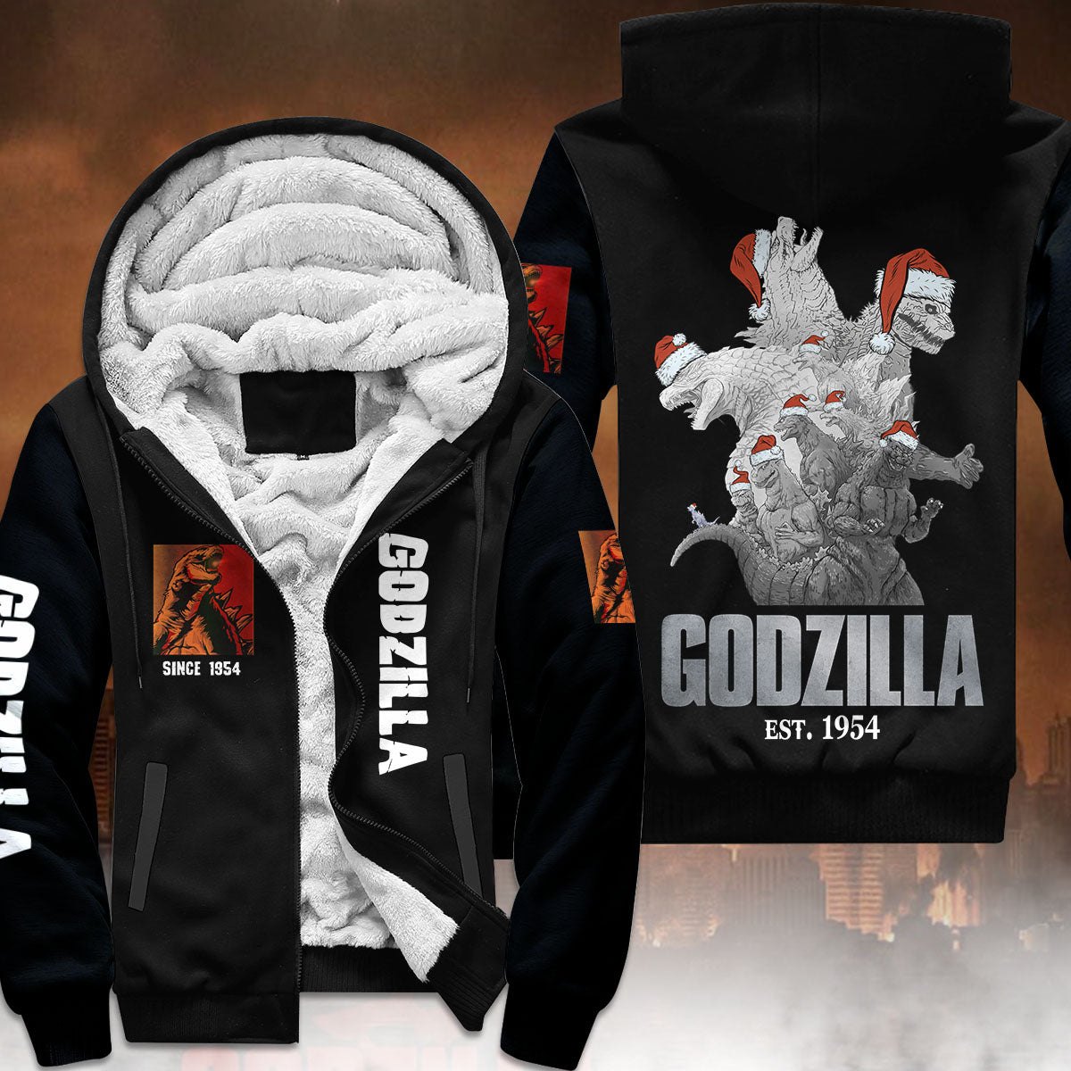 Godzilla Fleece Jacket 1 Godzilla Fleece Jacket