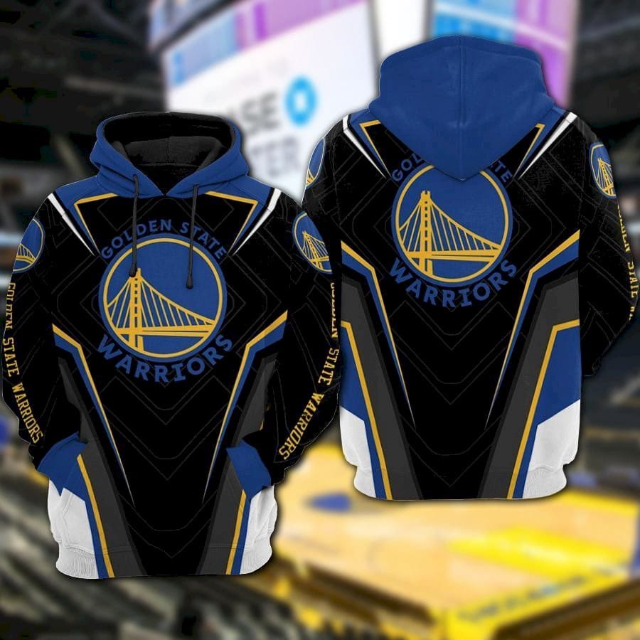 Golden State Warriors Hoodie Zip Hoodie 3D 1 Golden State Warriors Hoodie Zip Hoodie 3D