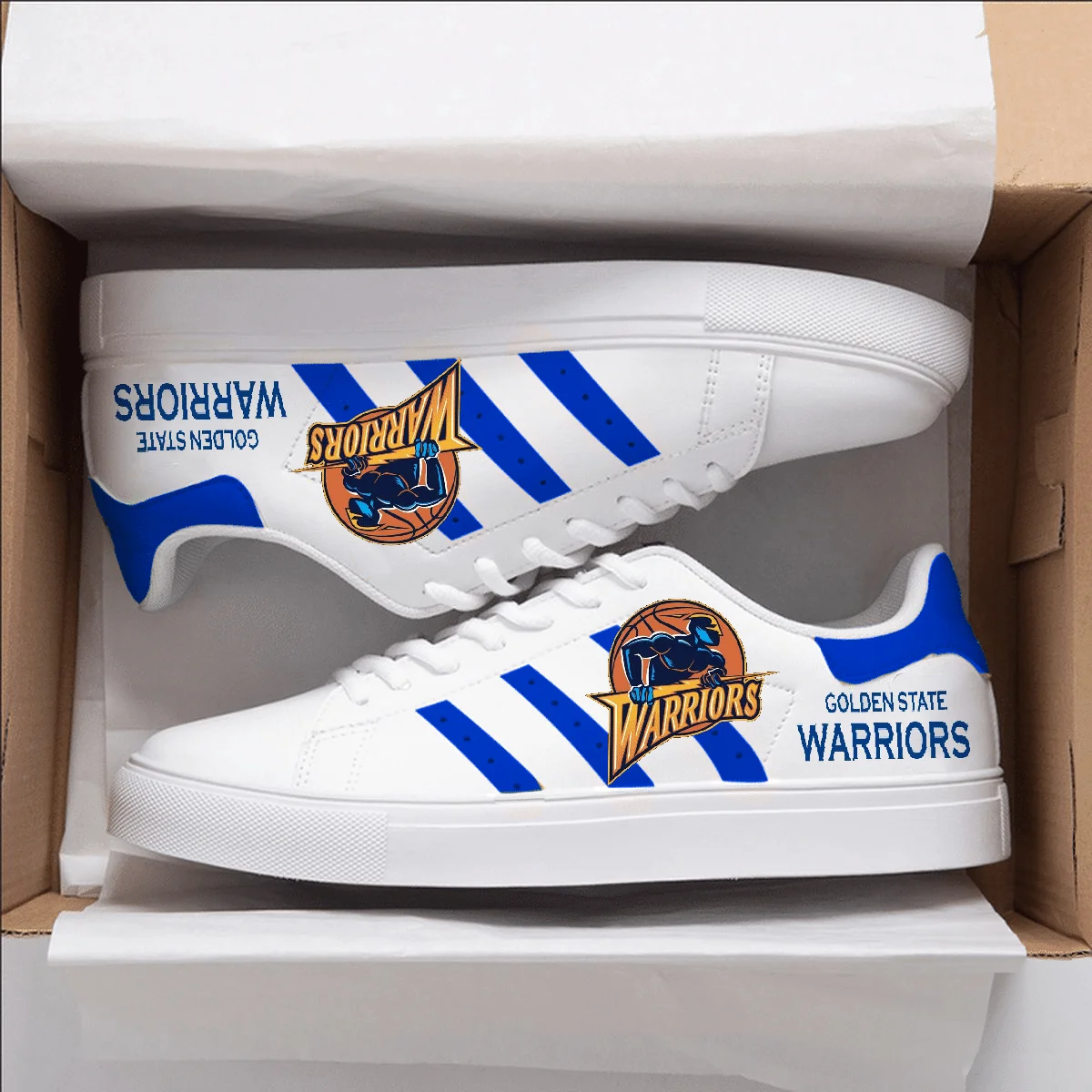 Golden State Warriors Stan Smith Shoes 1 Golden State Warriors Stan Smith Shoes