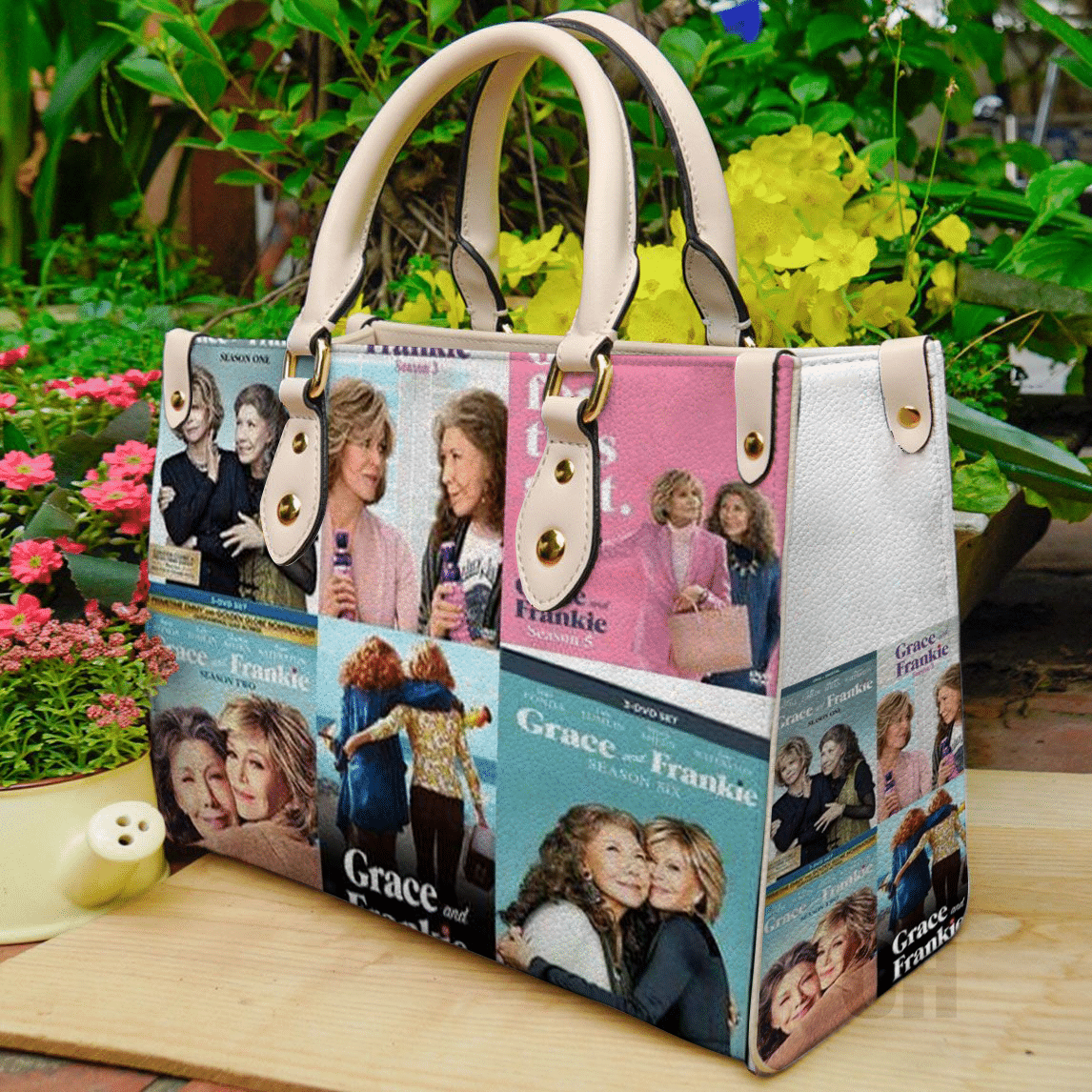 Grace And Frankie Leather Handbag 1 Grace And Frankie Leather Handbag