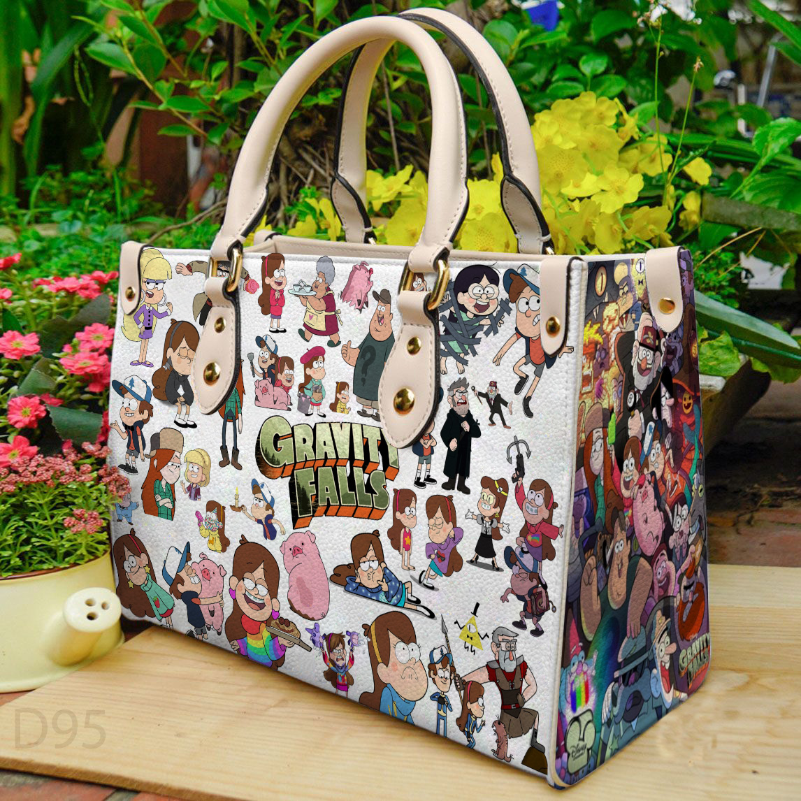 Gravity Falls Leather Handbag 1 Gravity Falls Leather Handbag